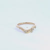1/6ct. t.w. Curved Diamond Wedding Ring in 14K Yellow Gold