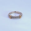 1/5ct. t.w. Diamond Fashion Ring in 14K Yellow Gold and Sterling Silver