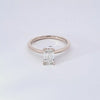 .90ct. Kessler Emerald Cut Solitaire Engagement Ring in 14K Yellow Gold