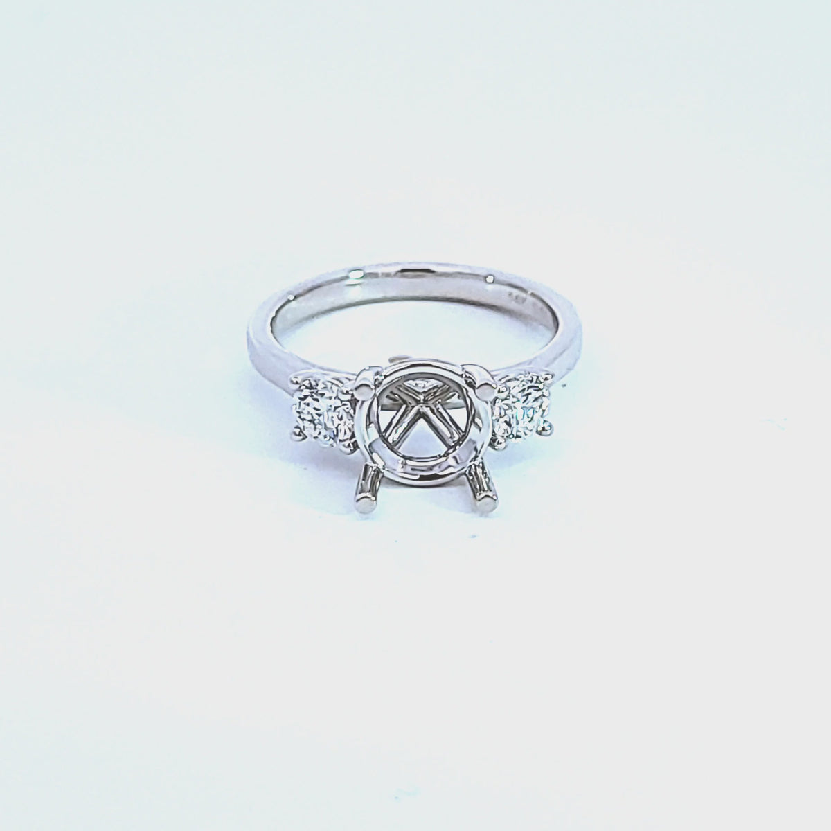 1/2ct. t.w. Diamond Engagement Ring in 14K White Gold
