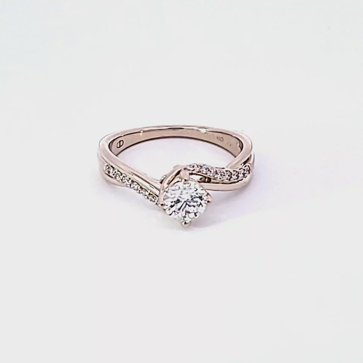 3/5ct. t.w. Round Cut Kessler 81 Diamond Engagement Ring in 14K Yellow Gold
