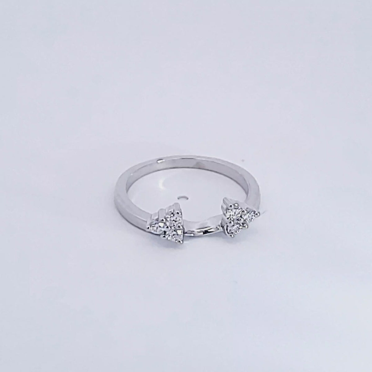 1/4ct. t.w. Full Round Cut Wedding Wrap in 14K White Gold