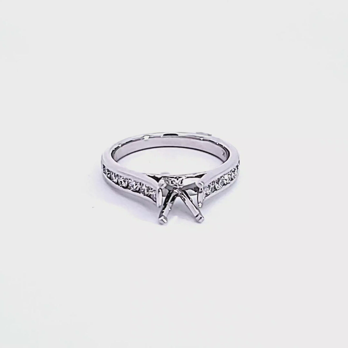 1/2ct. t.w. Diamond Engagement Ring in 14K White Gold