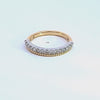 1/3ct. t.w. Diamond Beaded Fashion Ring in 14K Yellow and White Gold
