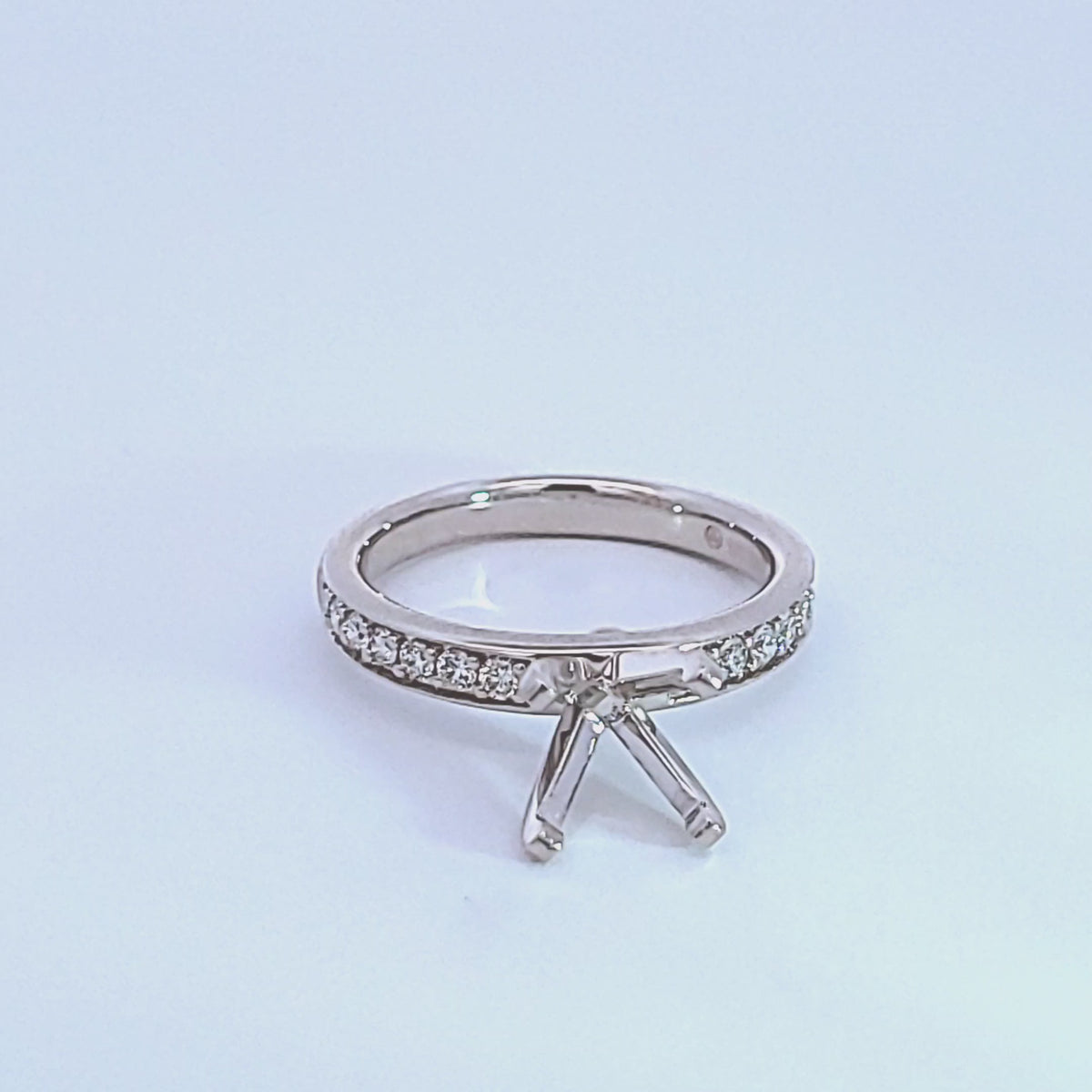 1/4ct. t.w. Diamond Engagement Ring in 14K White Gold