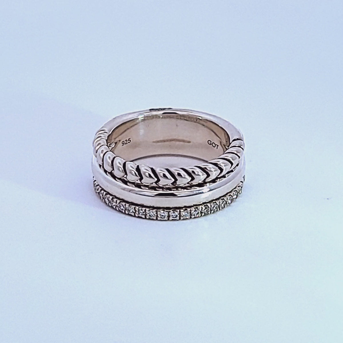 1/5ct. t.w. Diamond Fashion Ring in Sterling Silver
