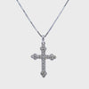 2/5ct. t.w. Diamond Reversible Cross Pendant in 14K Yellow Gold
