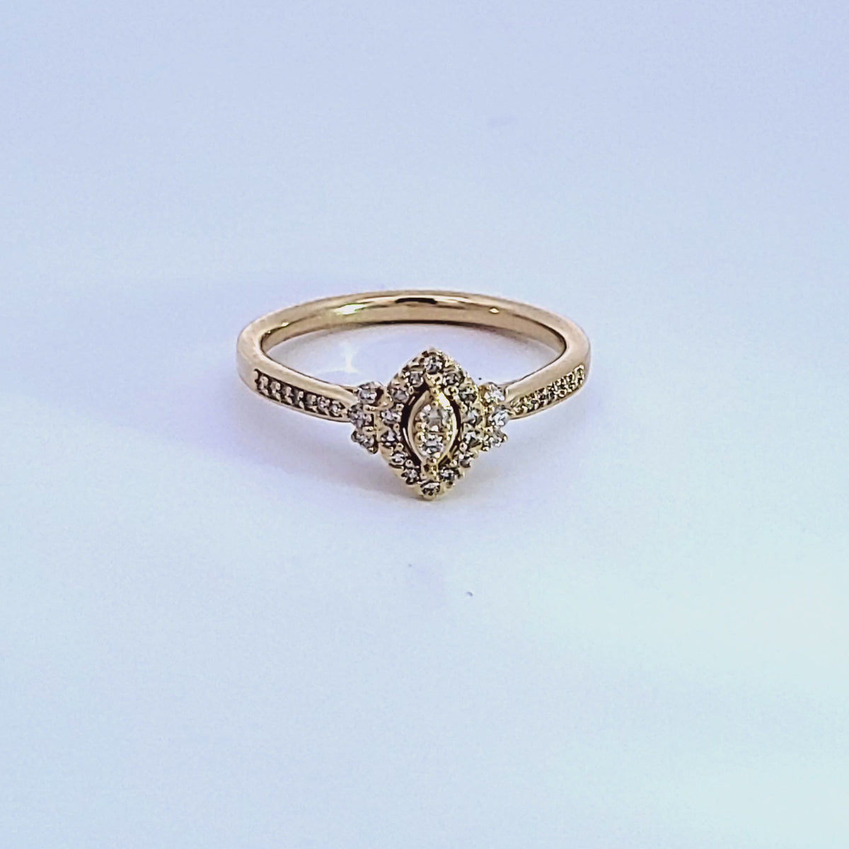 1/5ct. t.w. Diamond Promise Ring in 10K Yellow Gold