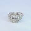 5ct. t.w. Oval Cut Newborn Lab Created Diamond Engagement Ring in 14K White Gold