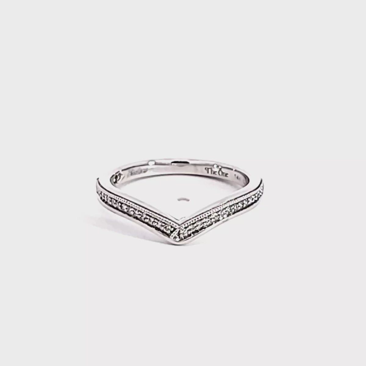 1/10ct. t.w. Diamond Anniversary Ring in 14K White Gold