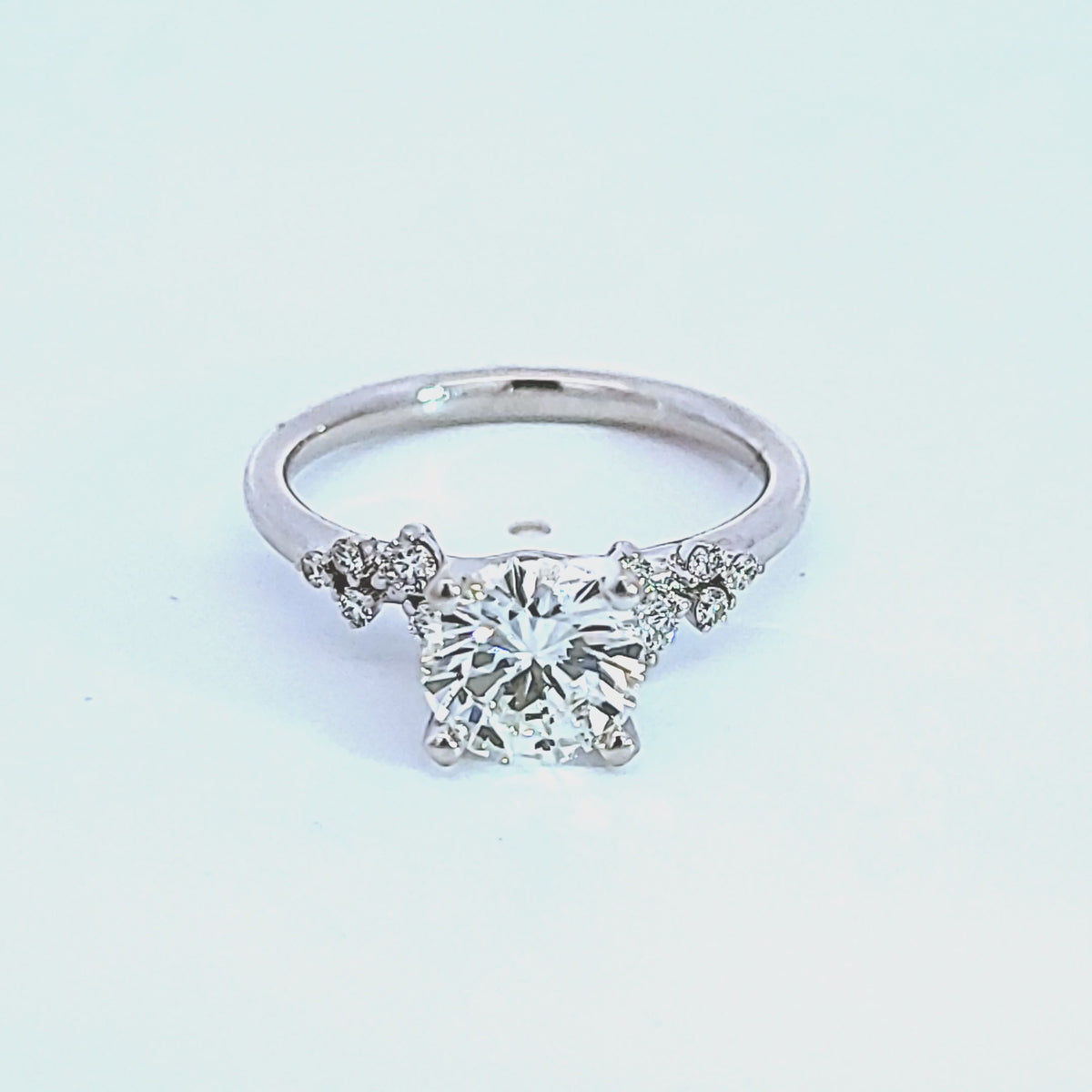 1 1/2ct. t.w. Diamond Engagement Ring in 14K White Gold