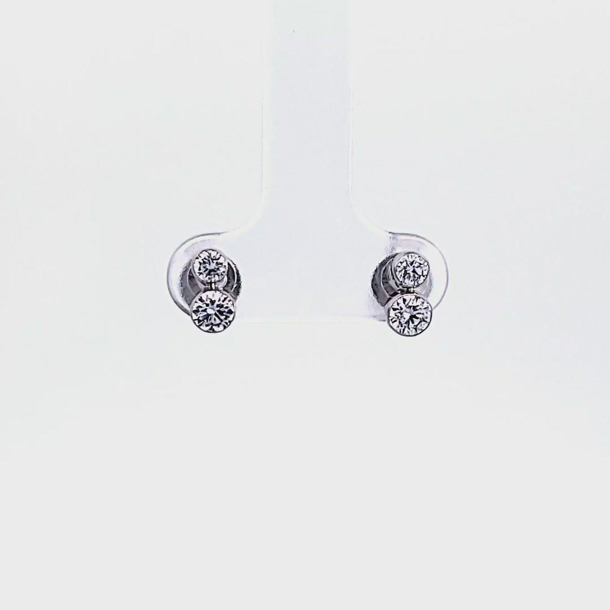 1/2ct. t.w. Newborn Lab Created Diamond Dangle Earrings in 14K White Gold