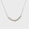 1/3ct. t.w. Diamond Graduated Curved Bar Pendant in 14K Yellow Gold