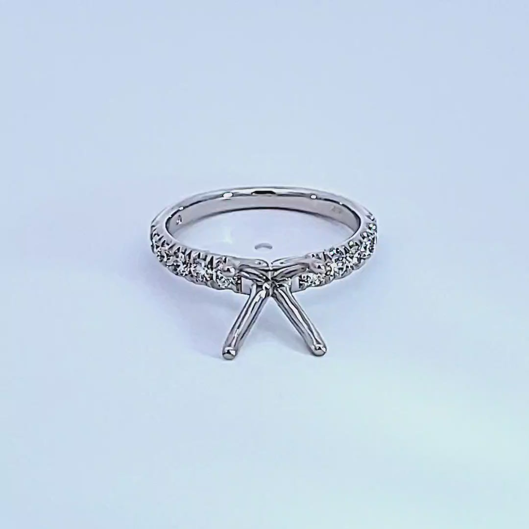 2/5ct. t.w. Diamond Engagement Ring in 14K White Gold
