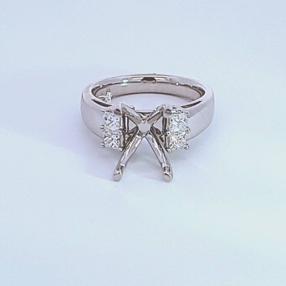 2/5ct. t.w. Diamond Engagement Ring in 14K White Gold