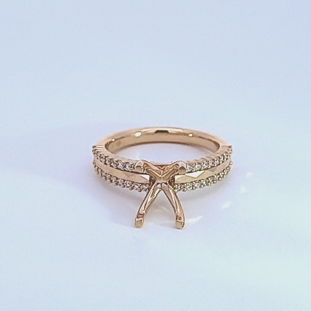 1/4ct. t.w. Diamond Engagement Ring in 14K Yellow Gold