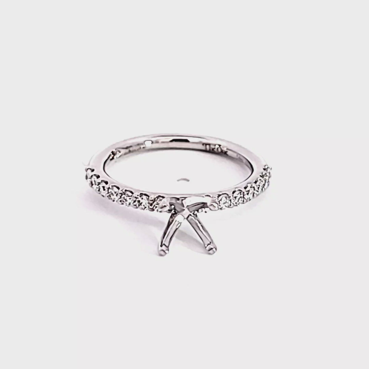 1/3ct. t.w. Diamond Engagement Ring in 14K White Gold