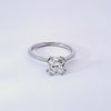 1.54ct. Kessler Square Radiant Cut Solitaire Engagement Ring in 14K White Gold