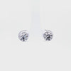 1 1/2ct. t.w. Round Cut Newborn Lab Created Diamond Stud Earrings in 14K White Gold
