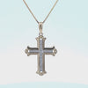 1/10ct. t.w. Diamond Cross Pendant in 10K Yellow Gold