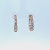 2ct. t.w. Diamond Hoop Earrings in 14K Yellow Gold