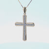 1/2ct. t.w. Diamond Cross Pendant in 10K Yellow Gold
