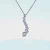 1ct. t.w. Diamond Journey Pendant in 14K White Gold