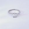 .91ct. Kessler Emerald Cut Solitaire Engagement Ring in 14K White Gold