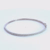 1ct. t.w. Newborn Lab Created Diamond Bangle Bracelet in 14K White Gold