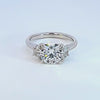 2 1/2ct. t.w. Round Cut Newborn Lab Created Diamond Engagement Ring in 14K White Gold