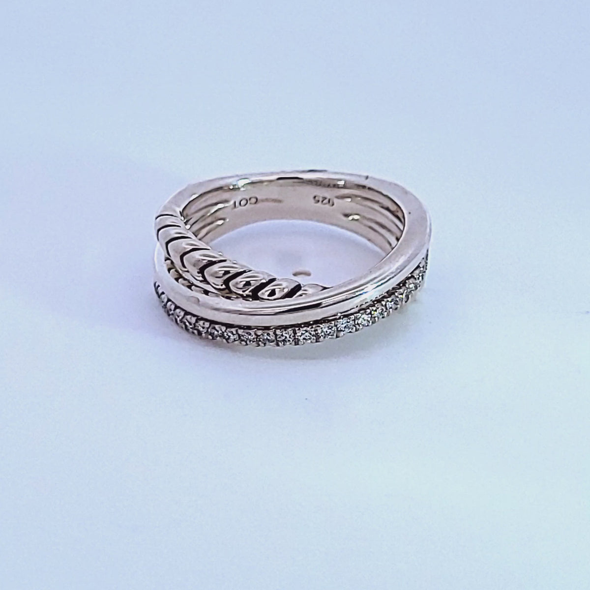 1/5ct. t.w. Diamond Fashion Ring in Sterling Silver