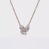3/4ct. t.w. Marquise Cut Newborn Lab Created Diamond Fashion Pendant in 14K Yellow Gold