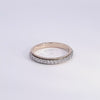 1/4ct. t.w. Round Cut Anniversary Ring in 14K Yellow and White Gold