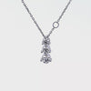 1/2ct. t.w. 3-Stone Diamond Pendant in 14K White Gold