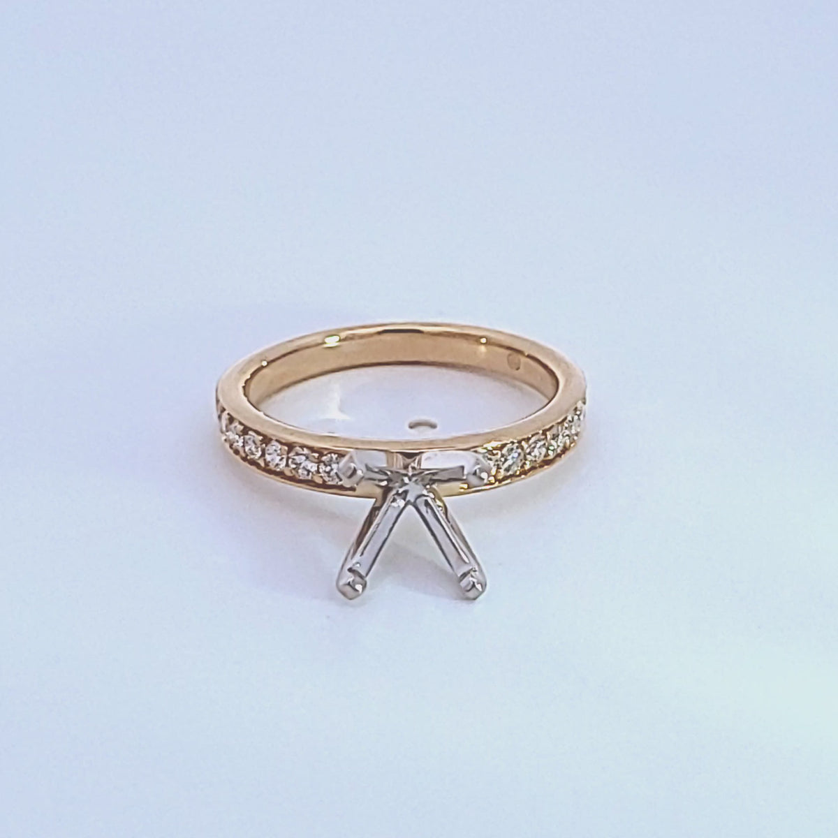 1/4ct. t.w. Diamond Engagement Ring in 14K Yellow Gold