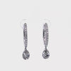 2 1/2ct. t.w. Pear and Round Cut Newborn Lab Created Diamond Drop Earrings in 14K White Gold