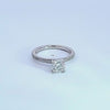 1 1/6ct. t.w. Round Cut Diamond Engagement Ring in 14K White Gold