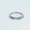 1/5ct. t.w. Diamond Curved Anniversary Ring in 14K White Gold