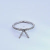 1/6ct. t.w. Diamond Engagement Ring in 14K White Gold