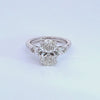 3 1/2ct. t.w. Oval Cut Newborn Lab Created Diamond Engagement Ring in 14K White Gold