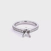 1/5ct. t.w. Diamond Engagement Ring in 14K White Gold