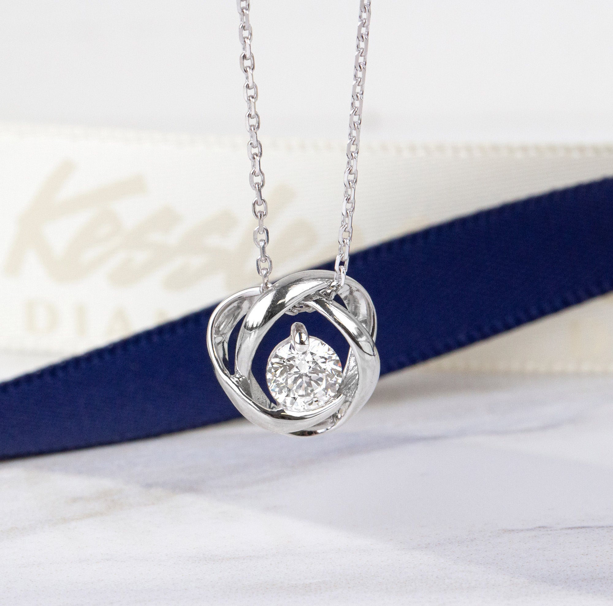 Time & Eternity diamond pendant