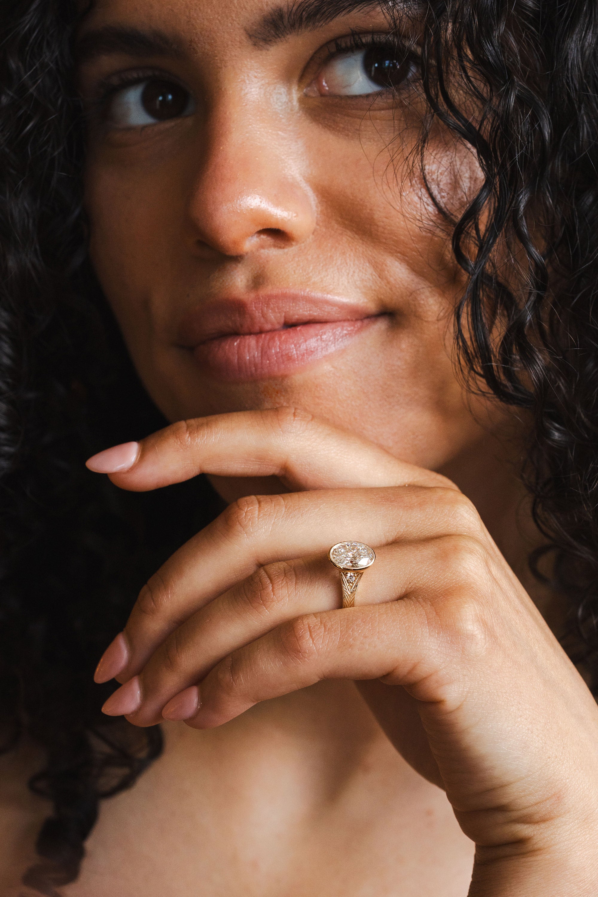 Diamond ring protected by the Kesslers Miraculous Warranty